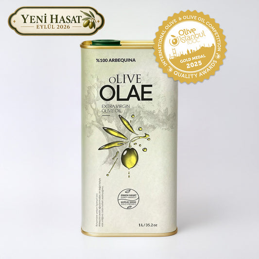 Erken Hasat & Soğuk Sıkım Naturel Sızma Zeytinyağı - 1000 ML Teneke