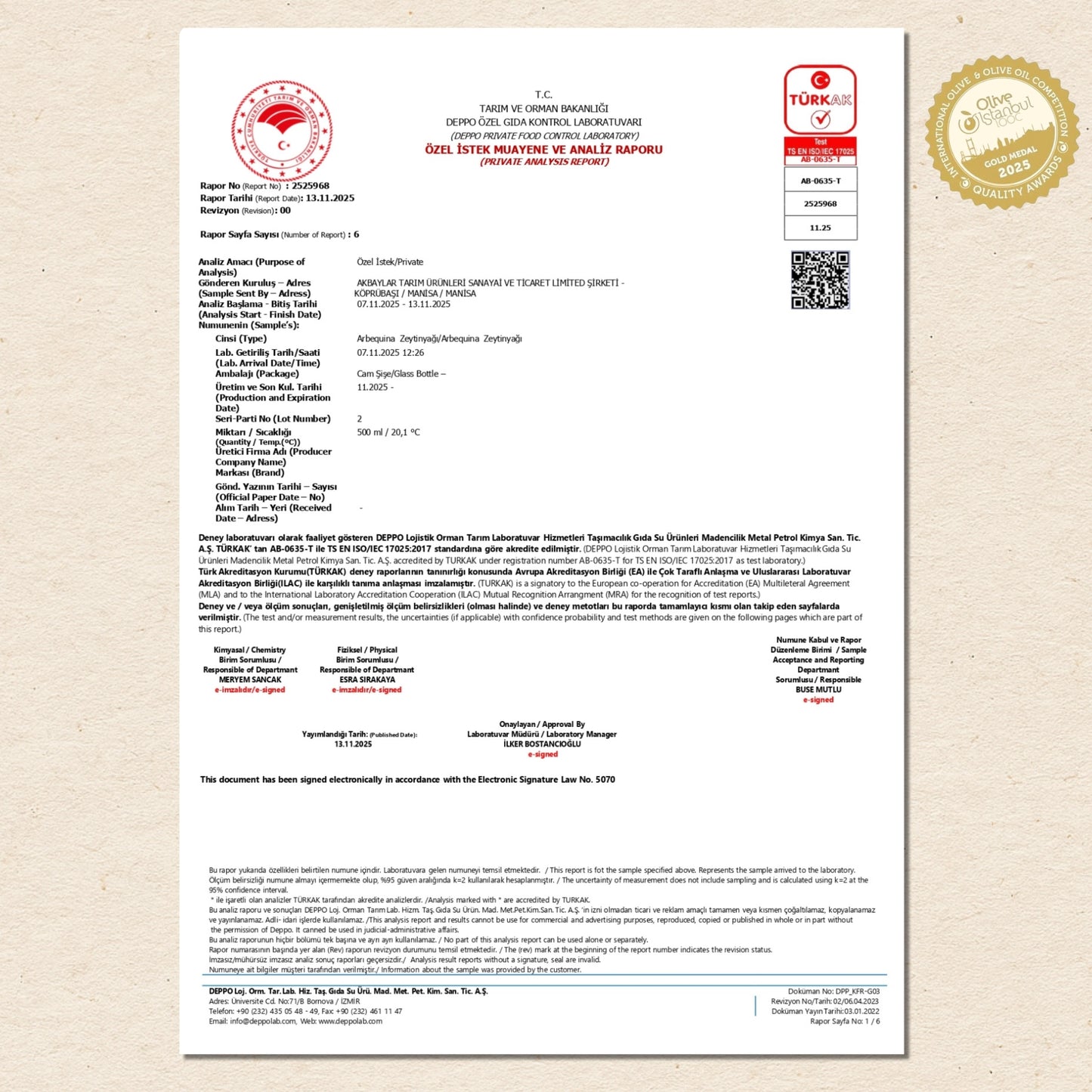 Erken Hasat Soğuk Sıkım Naturel Sızma Zeytinyağı - 2000 ML Teneke