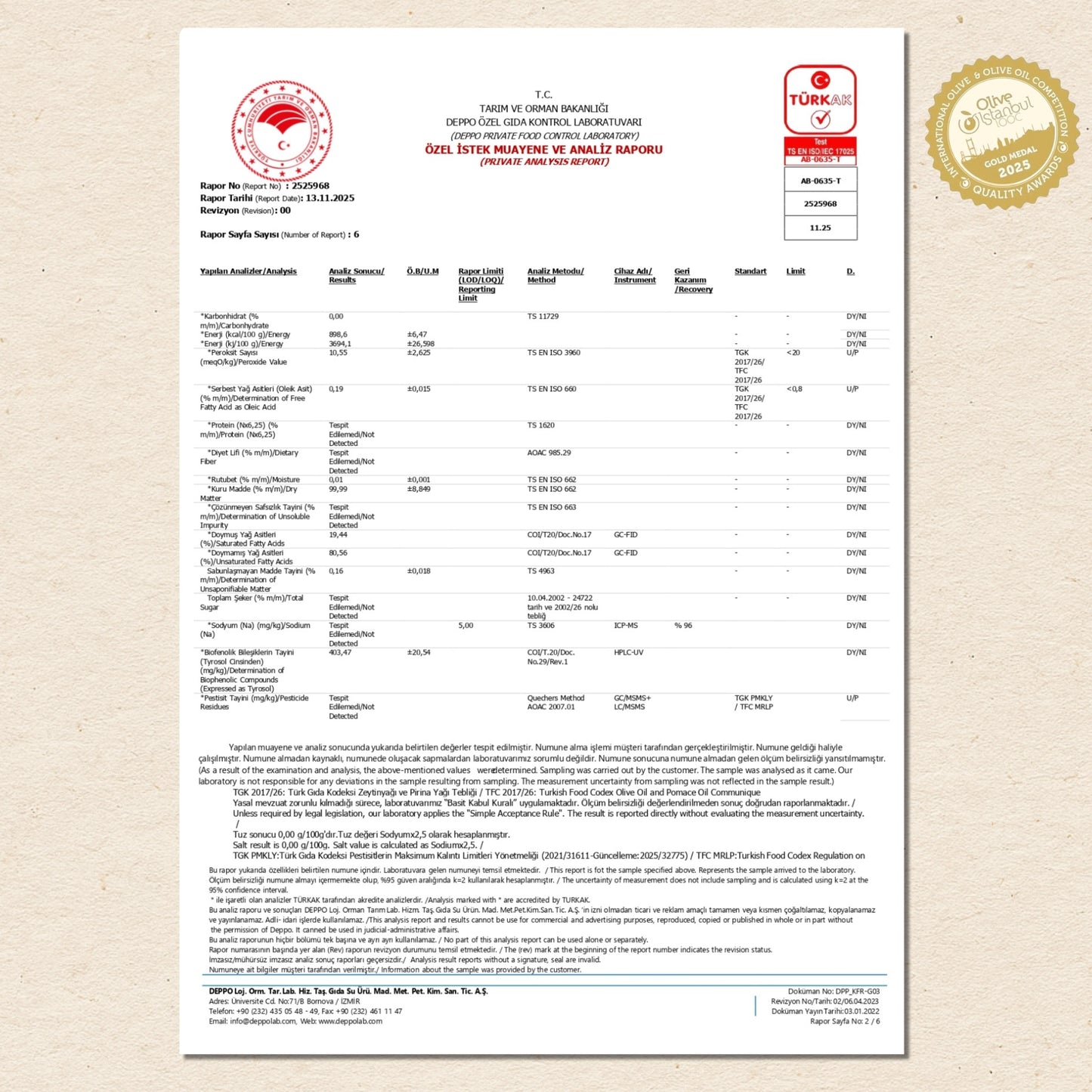 Erken Hasat Soğuk Sıkım Naturel Sızma Zeytinyağı - 2000 ML Teneke