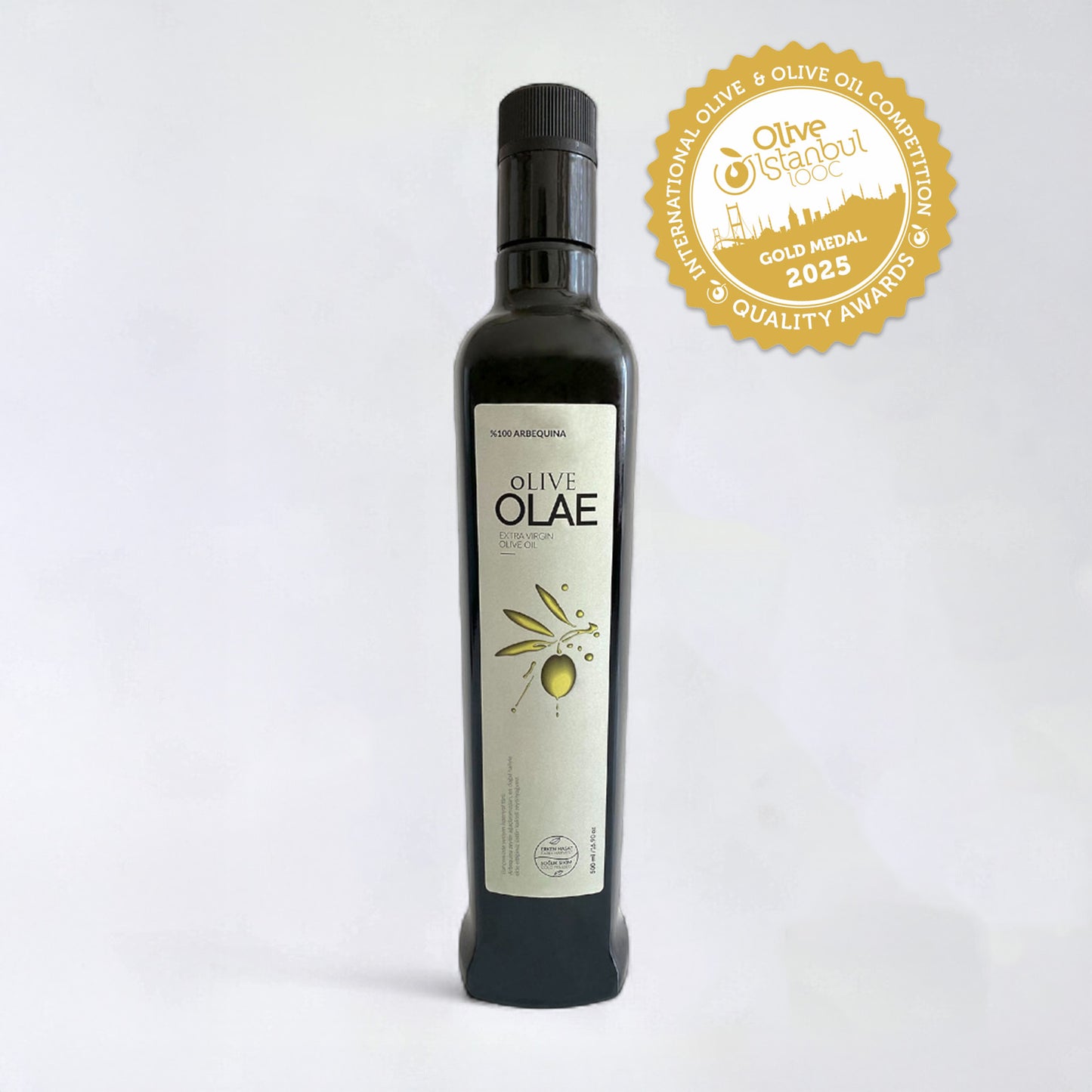 Erken Hasat Soğuk Sıkım Naturel Sızma Zeytinyağı - 500 ML Cam Şişe