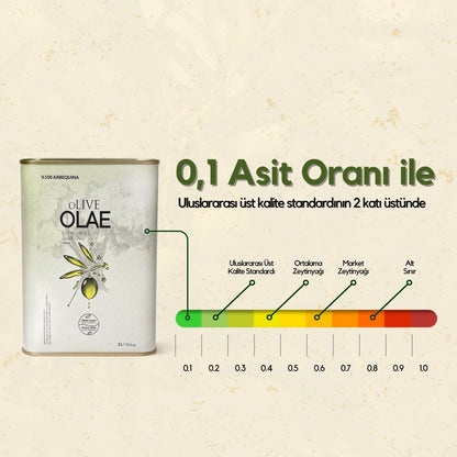Erken Hasat Soğuk Sıkım Naturel Sızma Zeytinyağı - 2000 ML Teneke