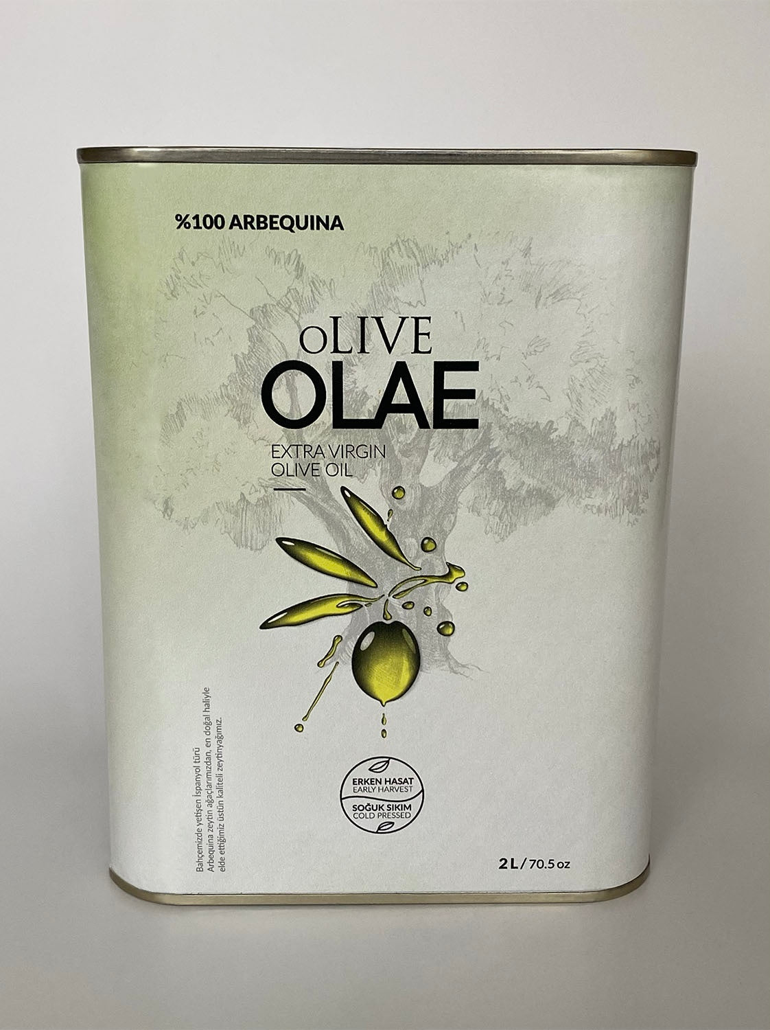 Early Harvest Cold Pressed Extra Virgin Olive Oil - 2000 ML Tin